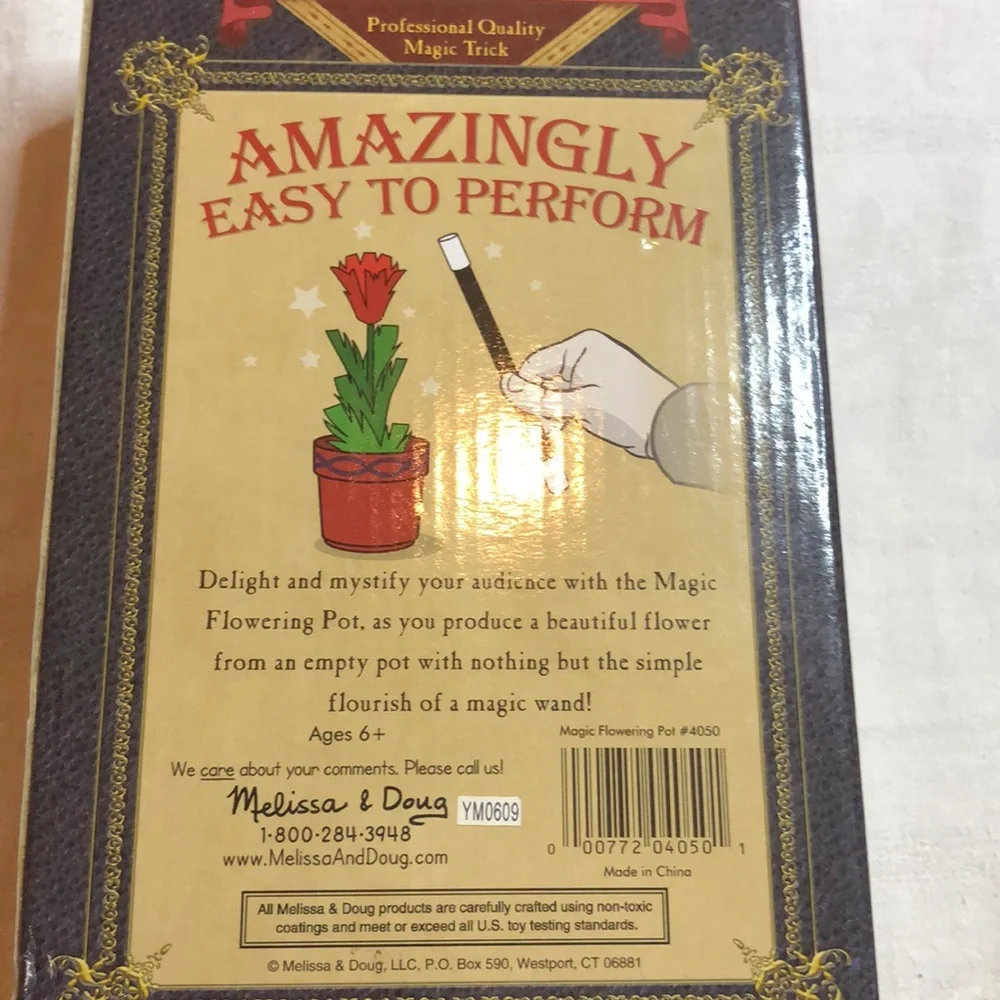 Melissa & Doug Magic Flowering Pot - Red